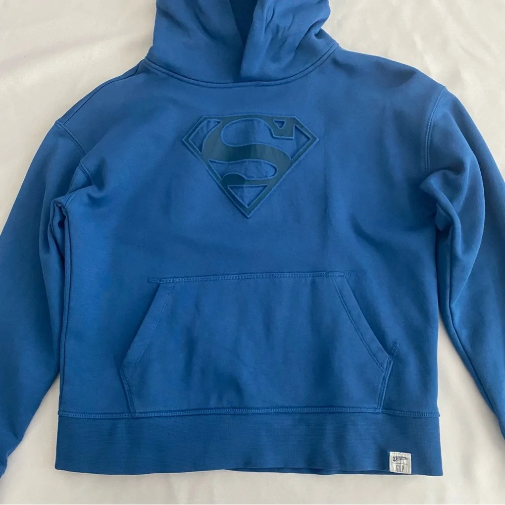 Gap Kids DC Youth Kids Hoodie Sweatshirt XL Superman Soft Hooded Pullover